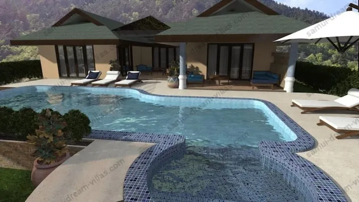 1 Bedroom Villa Blue - 20 seconds walk to beach