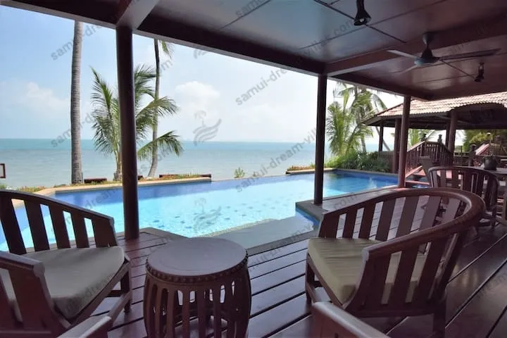 3 Bedroom Beach Front Villa 5 with 2 pools (P3)
