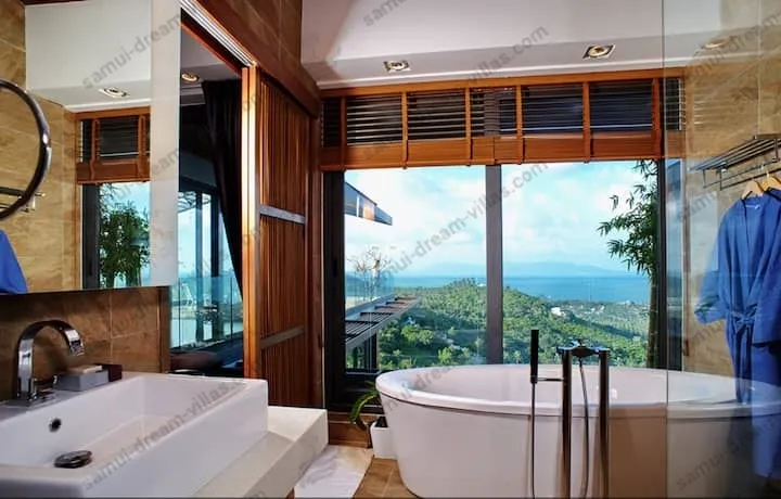 7 Bedroom Sea View Villa Blue ~ 5 with staff