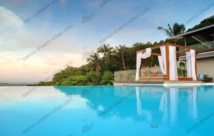 10 Bedroom Sea View Villa Blue ~ 5 with staff